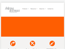 Tablet Screenshot of metaltextiles.com